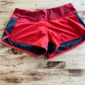 lululemon shorts size 4